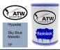 Preview: Hyundai, Sky Blue Metallic, TF: 500ml Lackdose, von ATW Autoteile West.